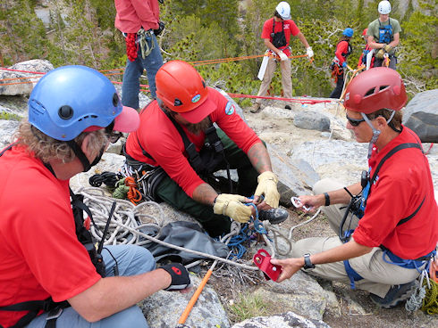 Technical Rescue Steep Angle training