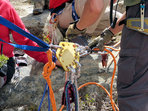 Technical Rescue Steep Angle training