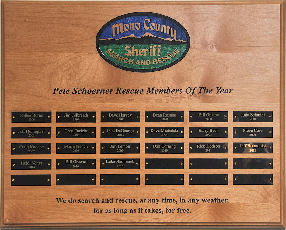 Pete Schoerner Rescue Members Of The Year