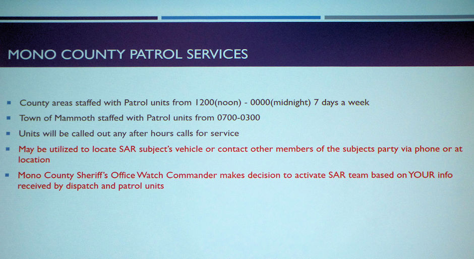 Mono SAR slide show at ESAC Spring Fling