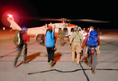 Night insertion on to Mt. Ritter