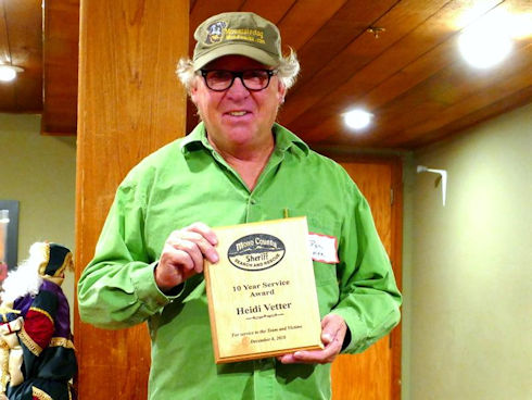 10 Year Service Award - Heidi Vetter