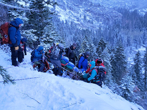 Daybreak, still a ways to go. Image by B. Beck