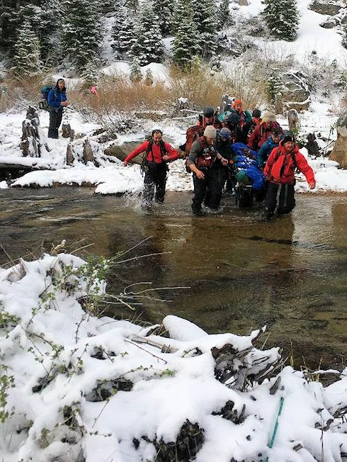 Refreshing creek crossing. Image by Mitchell Quiring