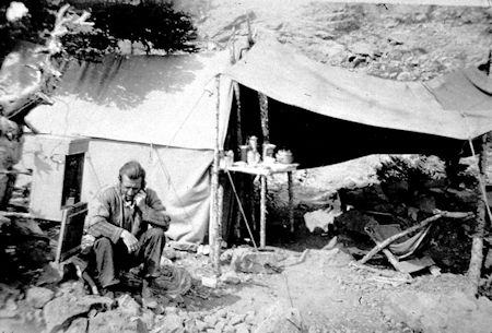 Home for an early Forest Service employee on Lookout Mountain. Communication was by telephone Home for an early Forest Service employee on Lookout Mountain. Communication was by telephone