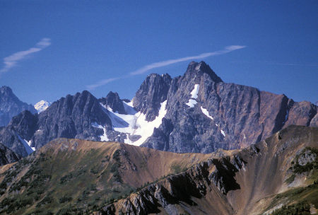 Azurite Peak from 7,440' Slate Peak near Harts Pass, Washington