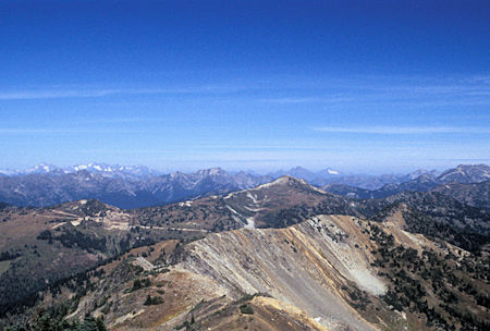 View from 7,440' Slate Peak near Harts Pass, Washington