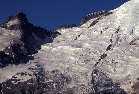 Emmons Glacier from Emmons Viewpoint at Sunrise Visitor Center, Mt. Rainier National Park