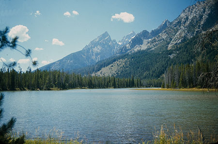 Grand Teton from String Lake - Grand Teton National Park 1977 Grand Teton from String Lake - Grand Teton National Park 1977
