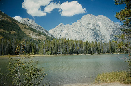 Mount Moran from String Lake - Grand Teton National Park 1977 Mount Moran from String Lake - Grand Teton National Park 1977