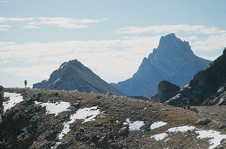 Paintbrush Divide and Grand Teton - Grand Teton National Park 1977