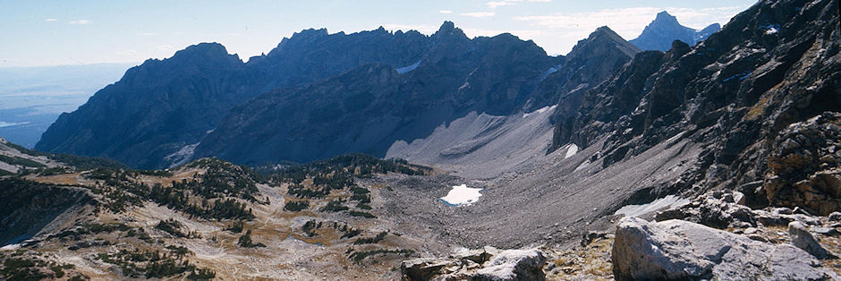 View from Paintbrush Divide - Grand Teton National Park 1977 View from Paintbrush Divide - Grand Teton National Park 1977