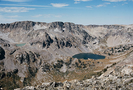 Mica Lake (left), Lake Solitude (right) - Grand Teton National Park 1977