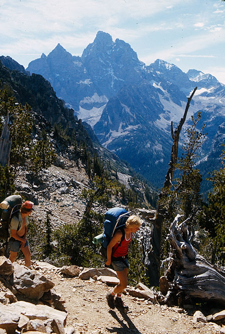 Randy Stevenson (right), Frank Nikolaus (left) - Grand Teton - Grand Teton National Park 1977