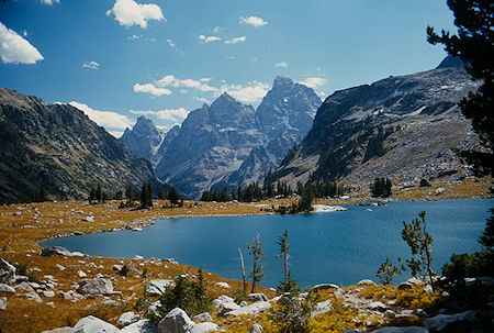 Grand Teton over Lake Solitude - Grand Teton National Park 1977