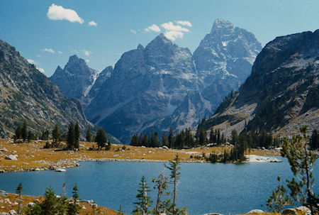 Grand Teton over Lake Solitude - Grand Teton National Park 1977