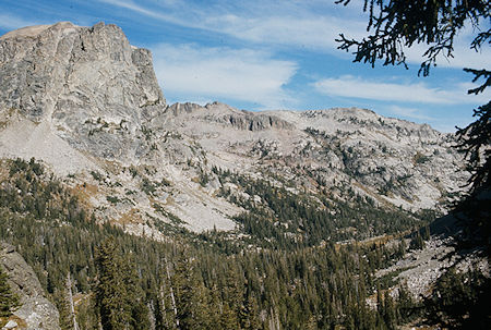 Looking back on the way to Hurricane Pass - Grand Teton National Park 1977 Looking back on the way to Hurricane Pass - Grand Teton National Park 1977