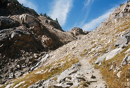 On the trail to Hurricane Pass - Grand Teton National Park 1977 On the trail to Hurricane Pass - Grand Teton National Park 1977