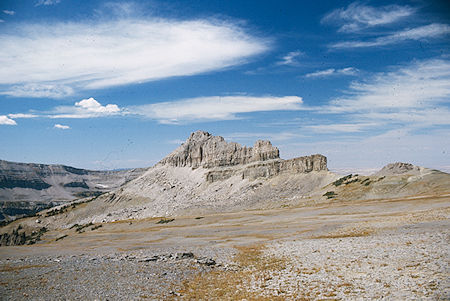 Battleshiip Mountain from Hurricane Pass - Grand Teton National Park 1977