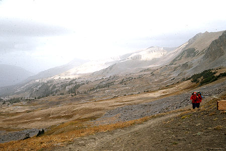 Arriving at Buck Mountain Pass - Grand Teton National Park 1977 Arriving at Buck Mountain Pass - Grand Teton National Park 1977