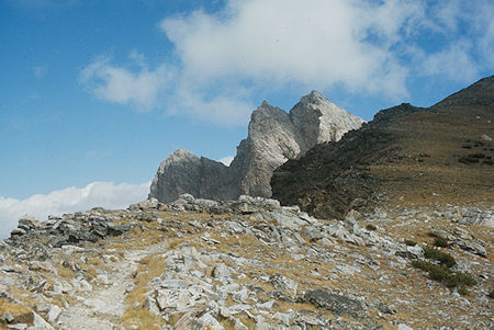 Buck Mountain from Static Divide - Grand Teton National Park 1977 Buck Mountain from Static Divide - Grand Teton National Park 1977