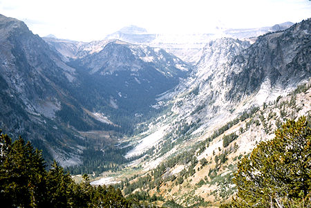 Death Canyon from Static Divide - Grand Teton National Park 1977 Death Canyon from Static Divide - Grand Teton National Park 1977