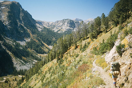 Descending toward Phelps Lake - Grand Teton National Park 1977