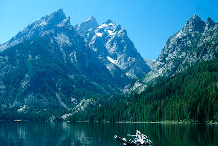 Teewenot Mountain, Grand Teton, Mount Owen, Jenny Lake - Grand Teton National Park 1977