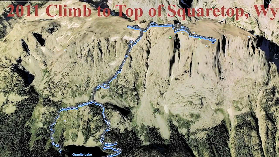 Route up Squaretop Mountain from Granite Lake 2011 by Lloydbthree Route up Squaretop Mountain from Granite Lake 2011 by Lloydbthree