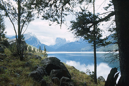 Squaretop Mountain from trail along Green River Lakes - Wind River Range 1977