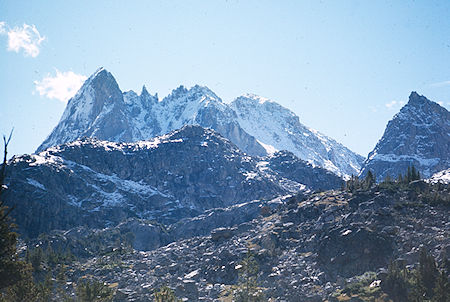 View from Vista Pass - Wind River Range 1977