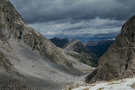 Green River Canyon at Cube Rock Pass - Wind River Range 1977