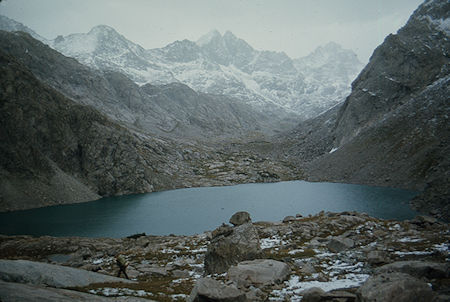 Peak Lake - looking north - Wind River Range 1977 Peak Lake - looking north - Wind River Range 1977