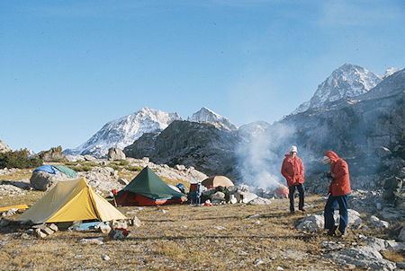 Camp at Lower Jean Lake - Wind River Range 1977 Camp at Lower Jean Lake - Wind River Range 1977