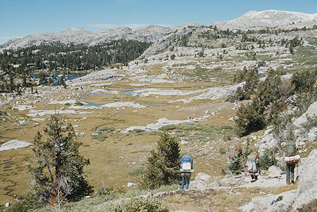 Descending to Fremont Crossing - Wind River Range 1977 Descending to Fremont Crossing - Wind River Range 1977