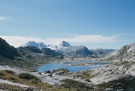 View south from Titcomb Basin - Wind River Range 1977 View south from Titcomb Basin - Wind River Range 1977
