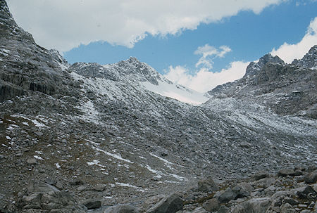 Knapsack Pass from Upper Titcomb Basin - Wind River Range 1977