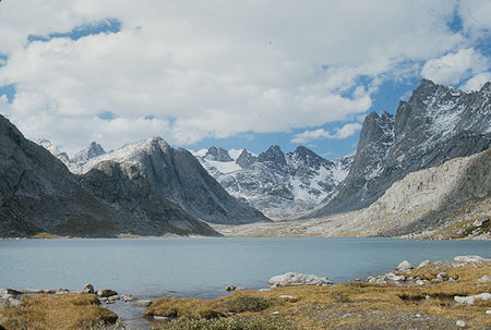 Titcomb Lake Basin, Mount Woodrow Wilson - Wind River Range 1977 Titcomb Lake Basin, Mount Woodrow Wilson - Wind River Range 1977