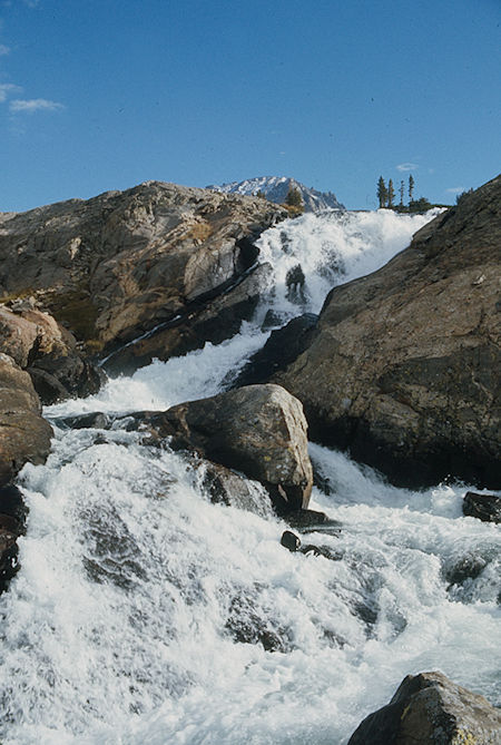 Falls into Island Lake - Wind River Range 1977 Falls into Island Lake - Wind River Range 1977