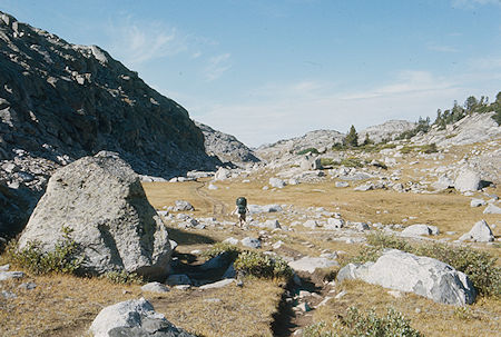On the trail - Wind River Range 1977 On the trail - Wind River Range 1977