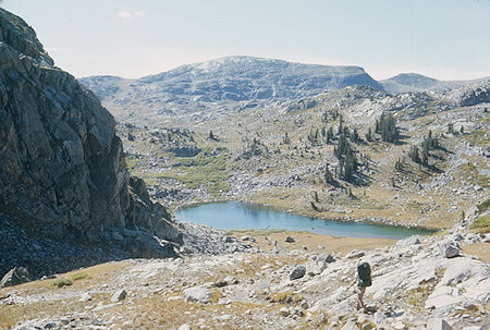 On the trail - Wind River Range 1977