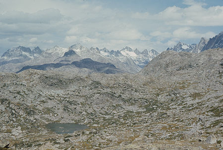 View north from Lester Pass - Wind River Range 1977