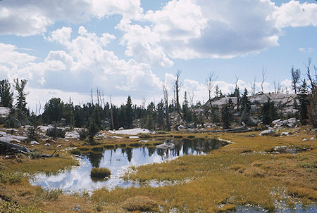 On the trail - Wind River Range 1977