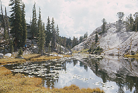 On the trail - Wind River Range 1977