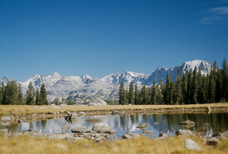 On the trail - Wind River Range 1977