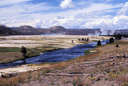 FIrehole River, Midway Geyser Basin, Yellowstone National Park
