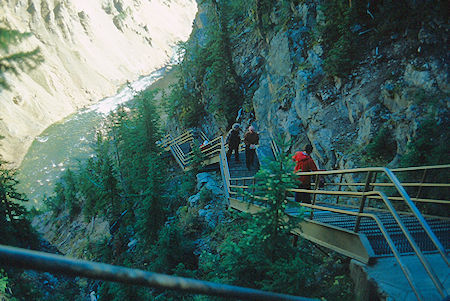 Uncle Tom Trail - Yellowstone National Park 1977 Uncle Tom Trail - Yellowstone National Park 1977