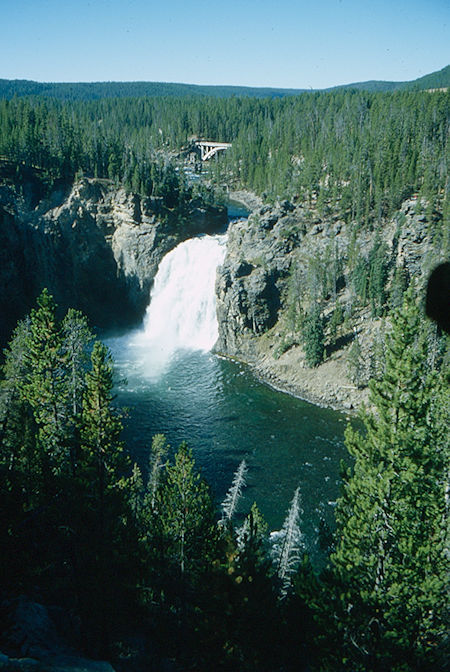 Upper Yellowstone Falls - Yellowstone National Park 1977 Upper Yellowstone Falls - Yellowstone National Park 1977