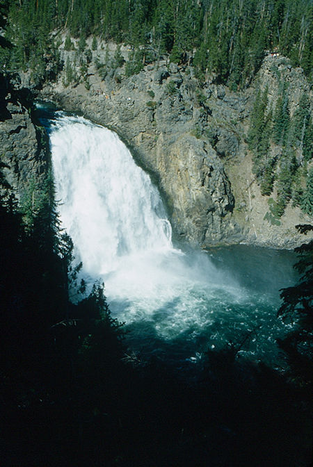 Upper Yellowstone Falls - Yellowstone National Park 1977 Upper Yellowstone Falls - Yellowstone National Park 1977